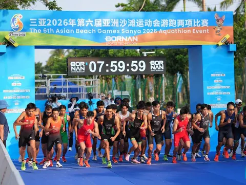 Đoàn Trung Quốc áp đảo ngay từ bộ huy chương đầu tiên tại ASIAN Beach Games 2026