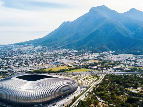 Estadio BBVA - Kiệt tác kiến trúc xanh dưới chân núi mỹ nữ sẵn sàng cho World Cup 2026