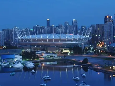 Sân vận động BC Place - biểu tượng của Vancouver và miền Tây Canada