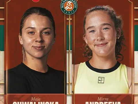 Kỳ tích vòng loại Chwalinska thách thức Andreeva ở chung kết Roland Garros