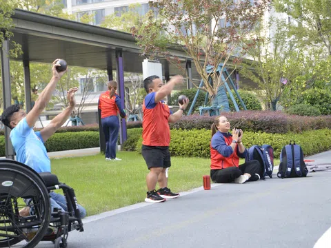Đoàn Thể thao người khuyết tật Việt Nam bước vào tập luyện, chuẩn bị tranh tài tại ASIAN Para Games 4