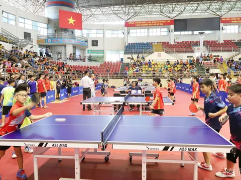 Giải Bóng bàn trẻ, thiếu niên, nhi đồng các câu lạc bộ tỉnh Phú Thọ mở rộng năm 2025