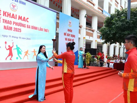 Khai mạc Đại hội Thể dục thể thao phường Ba Đình lần thứ I năm 2025