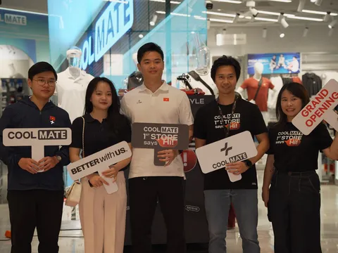 Coolmate - thương hiệu thời trang Việt chính thức khai trương tại Hà Nội