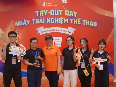 Nhóm Truyền thông Vietnam Parasports tổ chức Ngày Trải nghiệm Thể thao cho người khuyết tật