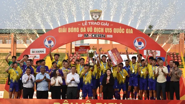 Hà Nội I vô địch Giải Bóng đá U15 Quốc gia 2026