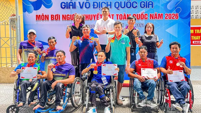 Môn Bơi mở màn đầy kịch tính tại Giải vô địch quốc gia các môn Bơi, Cờ vua người khuyết tật năm 2026