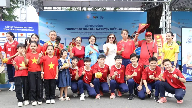 Nhiều hoạt động giao lưu, trải nghiệm tại Lễ phát động Phong trào toàn dân tập luyện thể thao