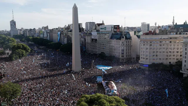 Niềm vui vỡ òa trên khắp Argentina 