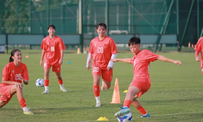Đội tuyển U17 nữ Việt Nam rèn quân chuẩn bị cho Vòng loại châu Á 2027: Quyết tâm giành ngôi nhất bảng