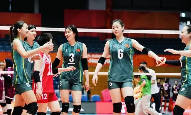 ASIAD 20: Tuyển bóng chuyền nữ Việt Nam thắng đậm ngày ra quân