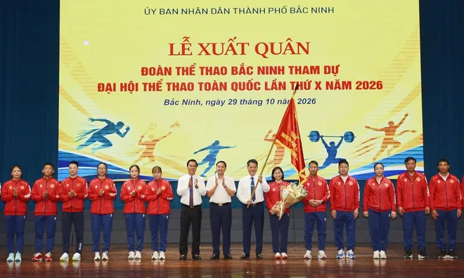 Bắc Ninh xuất quân tham dự Đại hội Thể thao toàn quốc lần thứ X