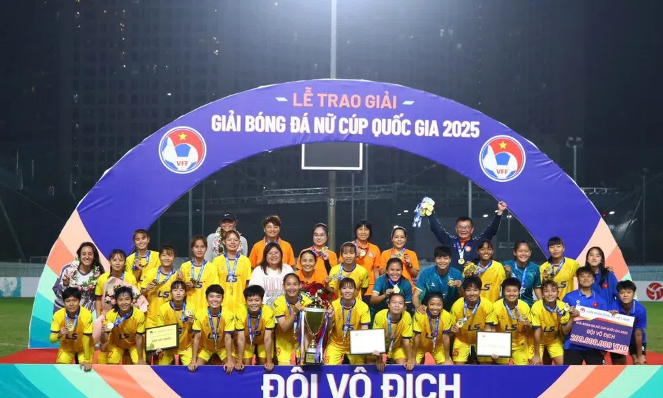 TP.HCM đăng quang giải Bóng đá nữ Cúp Quốc gia 2025