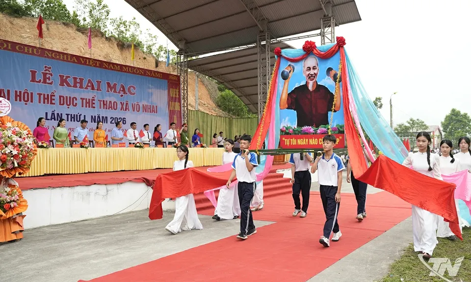 Thái Nguyên sôi nổi Đại hội Thể dục thể thao ở cơ sở