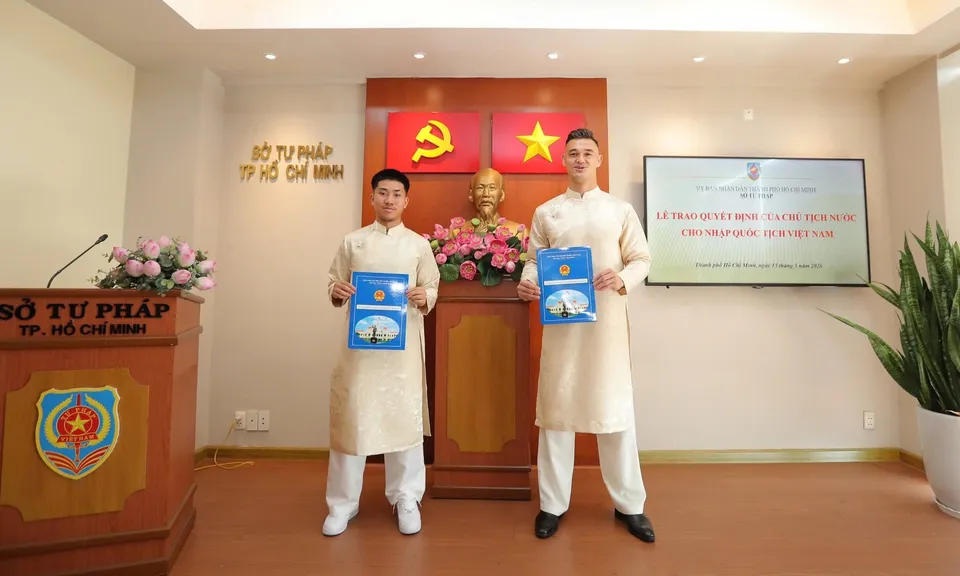 Khoa Ngô và Patrik Lê Giang chính thức nhận quốc tịch Việt Nam