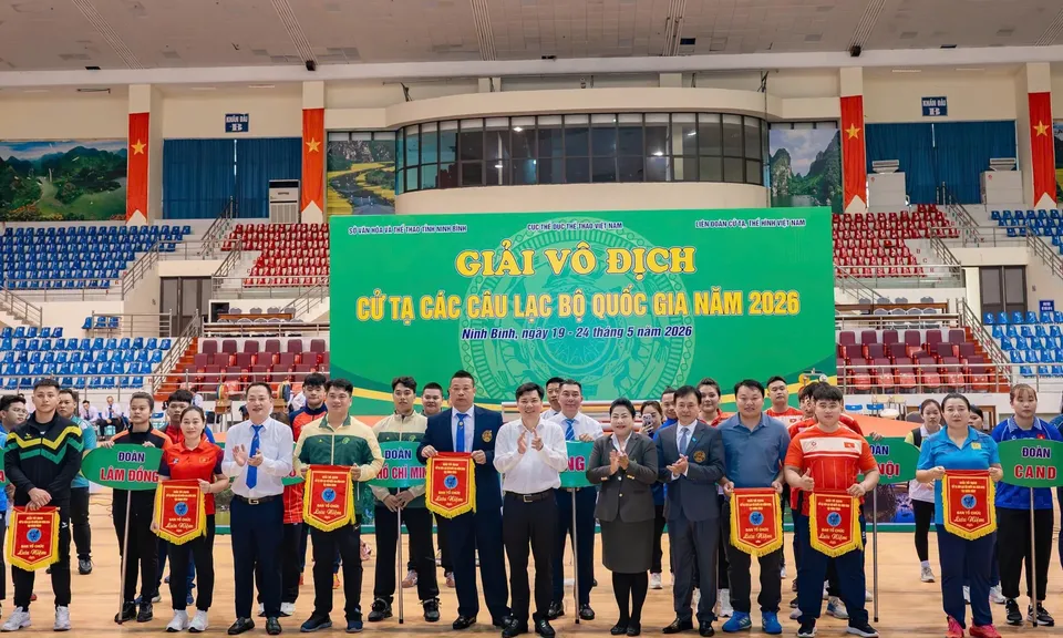 Gần 200 vận động viên tham dự Giải vô địch Cử tạ các Câu lạc bộ quốc gia năm 2026