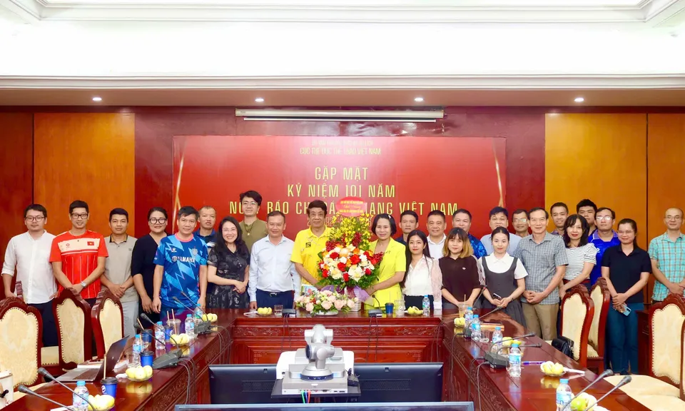 Cục Thể dục thể thao Việt Nam gặp mặt các nhà báo nhân kỷ niệm 101 năm Ngày Báo chí Cách mạng Việt Nam