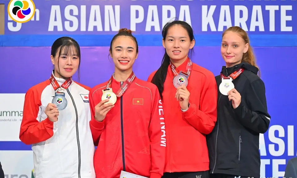 Giải vô địch Karate châu Á 2026: Võ sĩ Nguyễn Thị Diệu Ly giành huy chương vàng trong ngày thi đấu cuối cùng