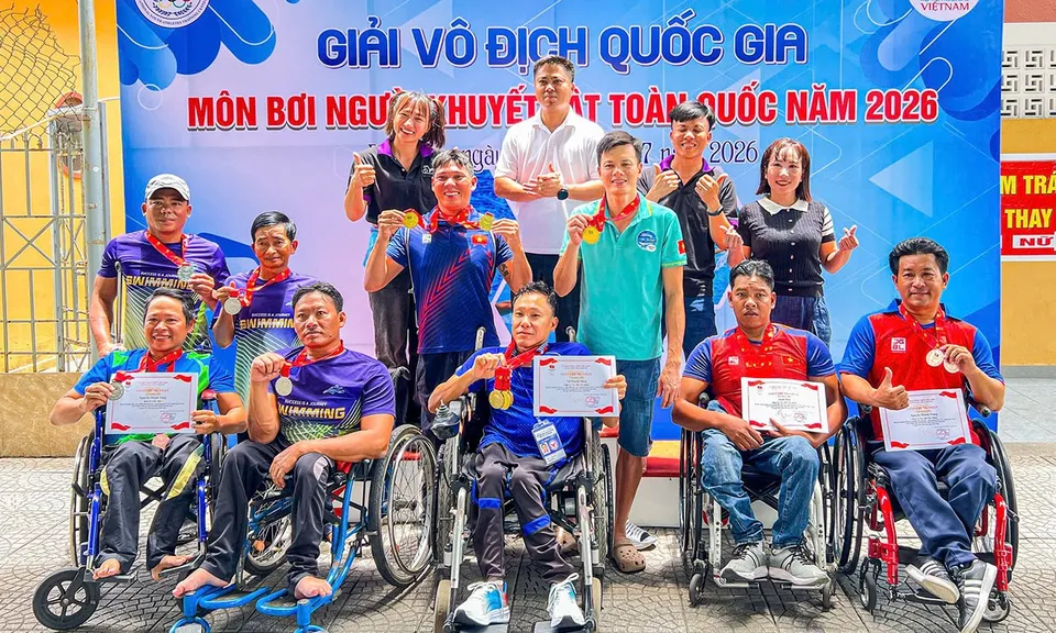 Môn Bơi mở màn đầy kịch tính tại Giải vô địch quốc gia các môn Bơi, Cờ vua người khuyết tật năm 2026