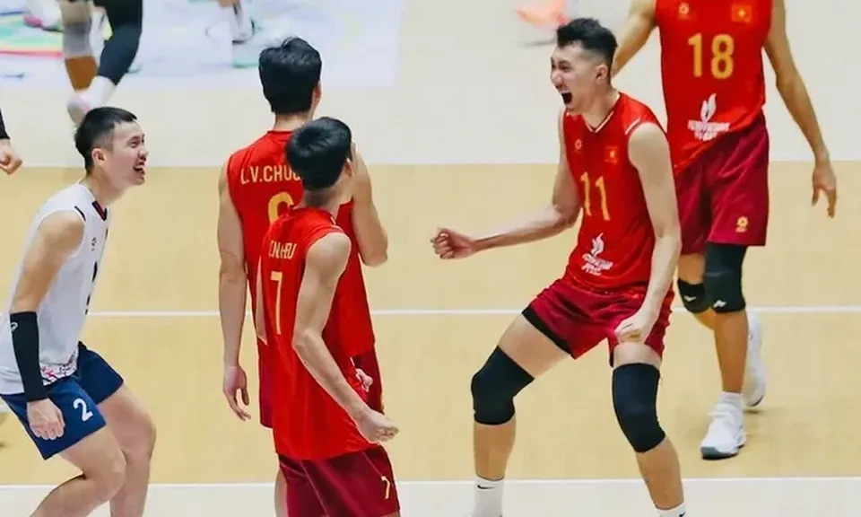 Giải Bóng chuyền nam SEA V.League 2026: Đội tuyển Việt Nam vào bán kết