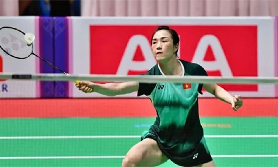 Vũ Thị Trang vào Tứ kết Giải Cầu lông Hàn Quốc Masters 2026