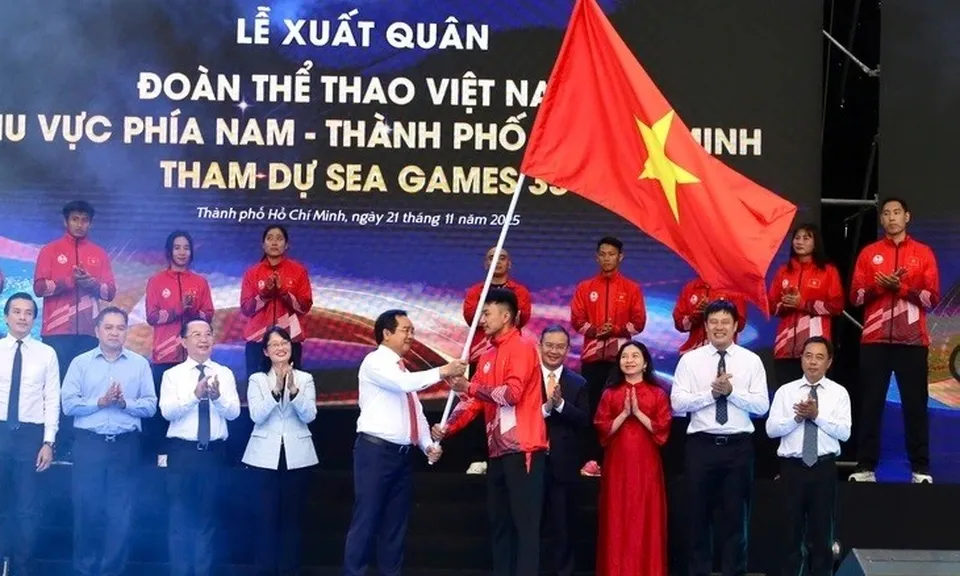 Lễ xuất quân Đoàn Thể thao Việt Nam khu vực phía Nam: Khát vọng chiến thắng